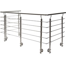 Balustradă din oțel inoxidabil cu cabluri orizontale