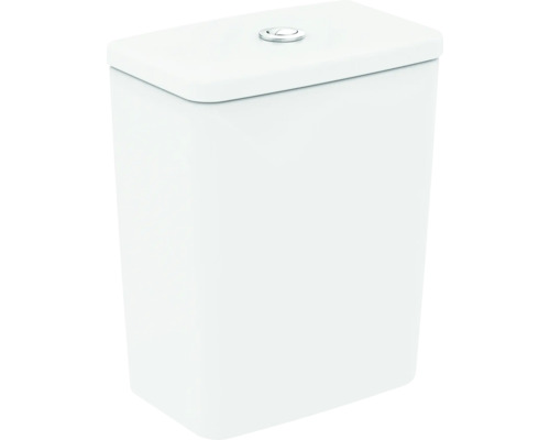 Rezervor WC ceramic Ideal STANDARD Connect Air Cube pentru combinare cu vas WC, dublă acționare, 3-4,5 l, alimentare inferioară, alb