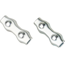 Două cleme pentru cablu din metal