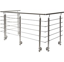 Balustradă din oțel cu bare orizontale