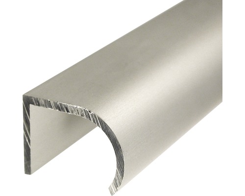 Profil aluminiu pentru mânere Alberts 25x19mm, lungime 1m, eloxat