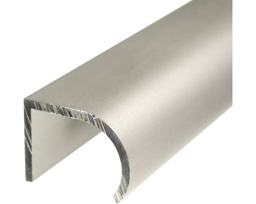 Profil aluminiu pentru mânere Alberts 25x19mm, lungime 1m, eloxat Profil din aluminiu în formă de U