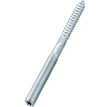 Prezoane dublu filetate Fischer STST 8x140 mm oțel zincat, cap Torx, pentru dibluri & lemn, 50 bucăți