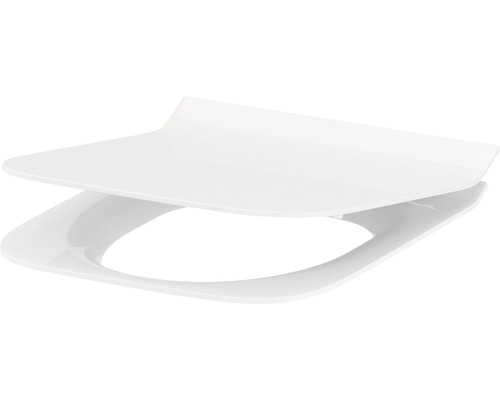 Capac WC cu închidere lentă Cersanit Crea duroplast alb 42,6x35,3 cm buc