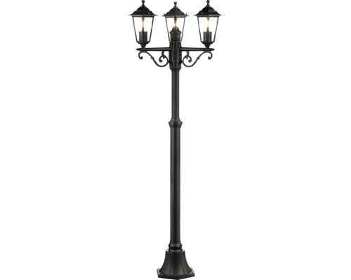 Stâlp cu felinare Carleen E27 max. 3x60W, 200 cm, negru Stâlp cu felinare Carleen E27 max. 3x60W, 200 cm, negru