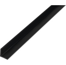 Cornier plastic Kaiserthal 15x15x1,2 mm, lungime 2m, negru-thumb-0