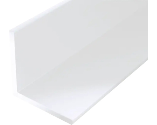 Cornier plastic Alberts 10x10x1 mm, lungime 2m, alb