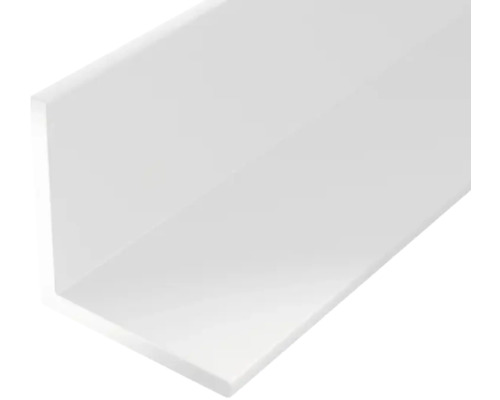 Cornier plastic Kaiserthal 20x20x1,5 mm, lungime 2m, alb Cornier plastic Kaiserthal 20x20x1,5 mm, lungime 2m, alb