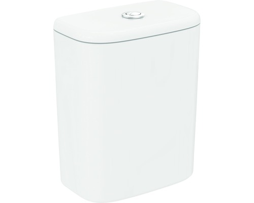 Rezervor WC ceramic Ideal STANDARD Tesi pentru combinare cu vas WC, dublă acționare, 3-6 l, alimentare inferioară, alb