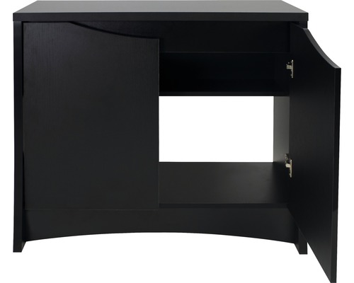 Dulap inferior pentru lavoar cu două uși și un raft