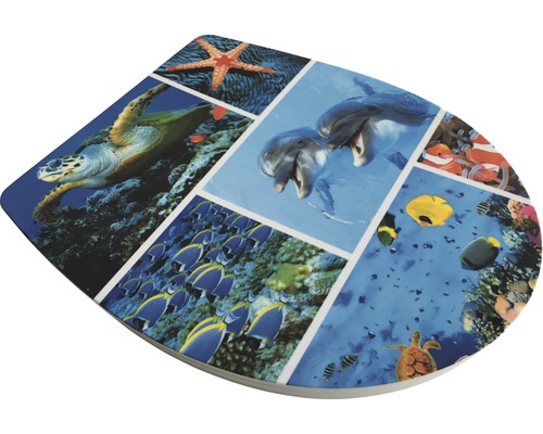 Capac WC cu motive animale