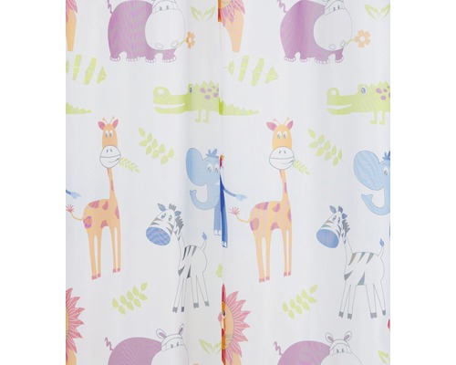 Cortină de duș cu motive animale pentru copii