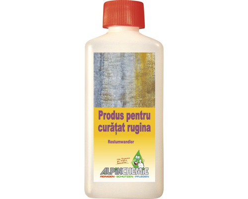 Produs pentru curățat rugina AlpinChemie 250 ml Soluție pentru îndepărtarea ruginei în flacon de plastic