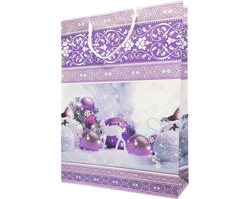 Sacosa de cadou cu motiv de Craciun