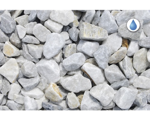 Pietriș de marmură albă de Carrara