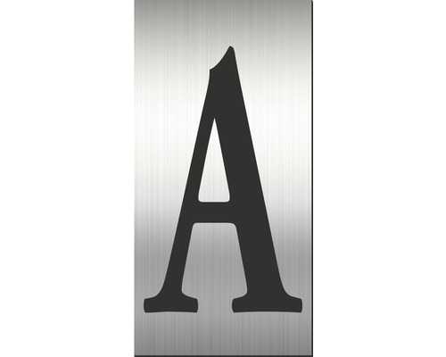 Literă casă „A” pentru poartă/ușă, material plastic ABS gravat
