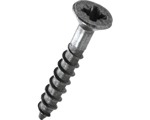 Șuruburi pentru lemn cu cap înecat cruce Hettich 2,5x16 mm oțel inoxidabil, 50 bucăți