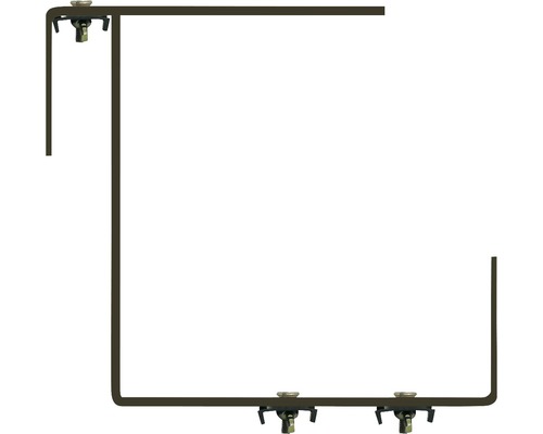 Construcție metalică pentru fixarea jaluzelelor