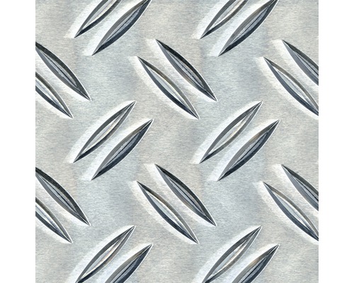 Tablă striată aluminiu Alberts 1x750x750 mm Textură tablă de aluminiu cu model striat în relief