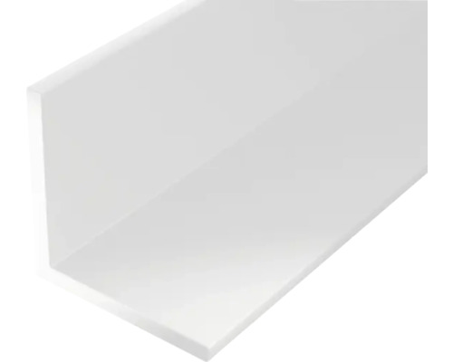 Cornier plastic Alberts 10x10x1 mm, lungime 1m, alb