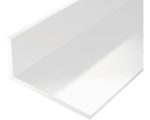 Cornier plastic Alberts 30x20x3 mm, lungime 1m, alb Profil unghiular din plastic
