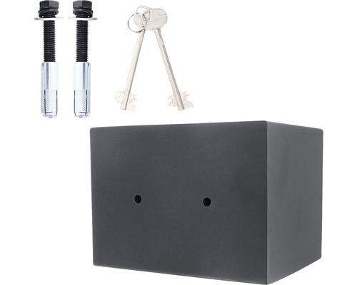 Seif cu chei și material de fixare