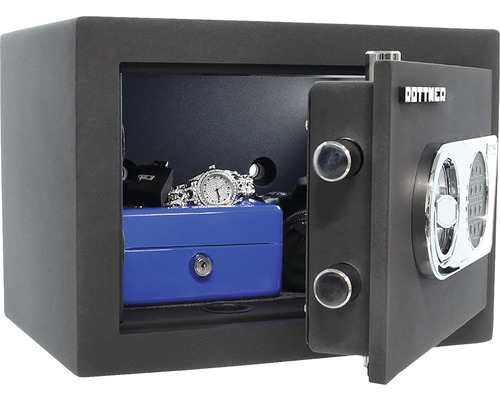 Seif Rottner deschis cu bijuterii