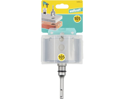 Ferăstrău circular Wolfcraft cu suport SDS Plus, diametru 105 milimetri