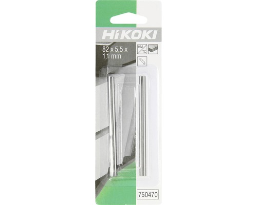 Cuțite HiKOKI 1,1x82x5,5 mm, pachet 2 bucăți, pentru rindea electrică
