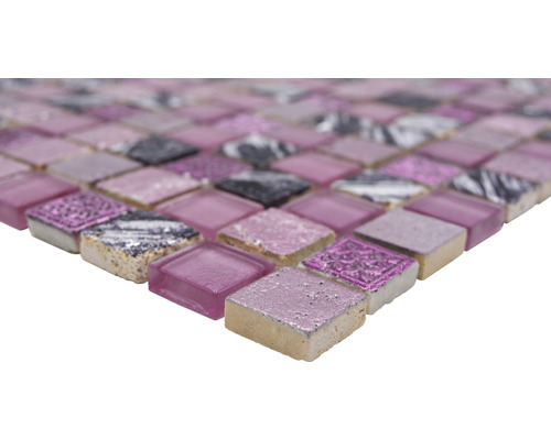 Placă de mozaic cu elemente pătrate în diferite modele