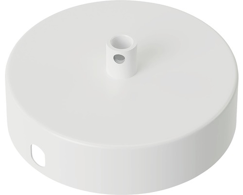 Accesoriu mascare cablu pendule Calex Ø10cm, metal/alb