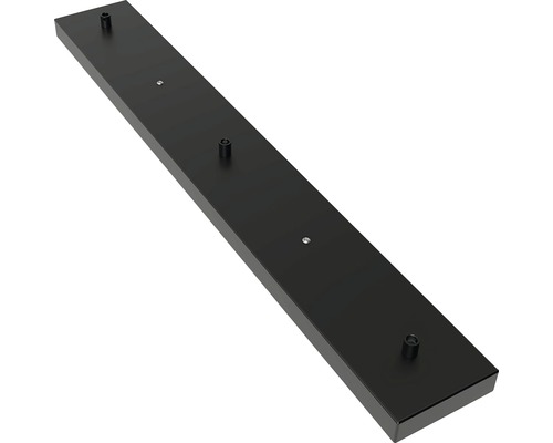 Accesoriu mascare cablu pendule Calex 70x10cm 3x, metal/negru
