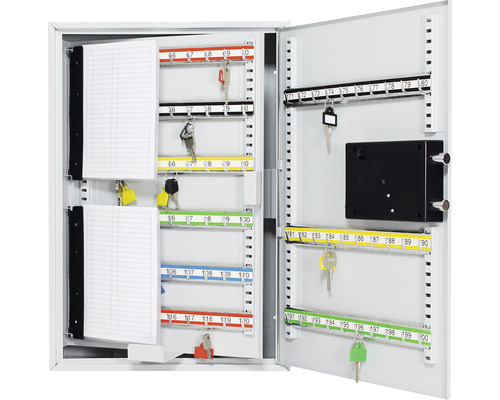 Dulap de chei deschis cu cârlige pentru chei și încuietoare