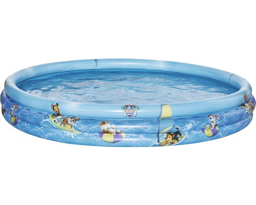 Piscină gonflabilă cu 3 inele Paw Patrol, Ø 150 cm, H 25 cm, capacitate 260 l