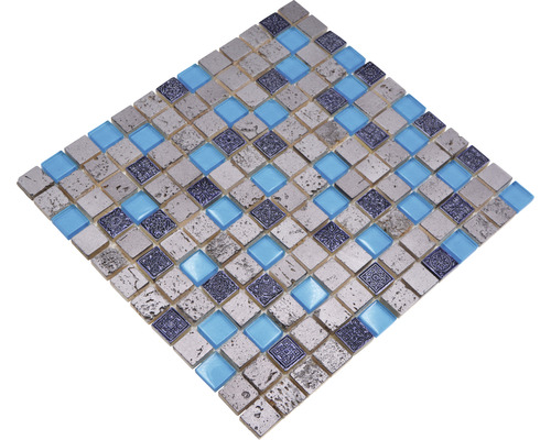 Mozaic din piatră naturală, sticlă și ceramică