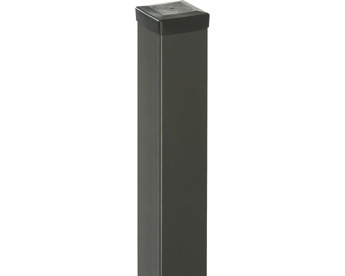 Stâlp poartă fără balamale Tulisa 10x10x200 cm antracit buc