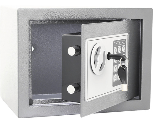 Seifă de mobilă deschisă cu încuietoare numerică și cheie