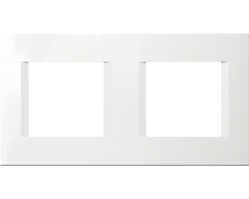 Ramă aparataje TEM Line 2x2 module, alb