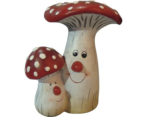 Figurine decorative de ciuperci cu față pentru grădină