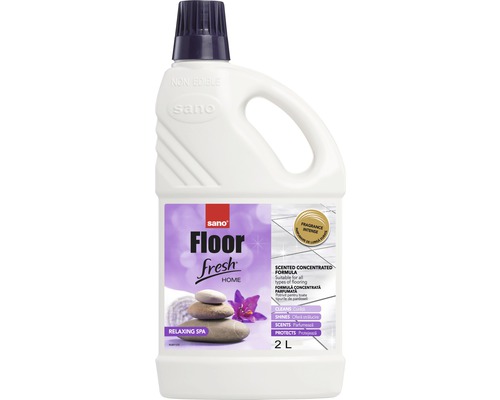 Soluție curățat pardoseli Sano Floor Fresh Home Spa 2L Detergent de podea parfumat Sano, doi litri