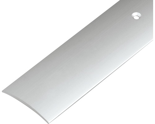Profil de trecere aluminiu Alberts 1000x40 mm, argintiu Profil de podea din aluminiu cu orificiu
