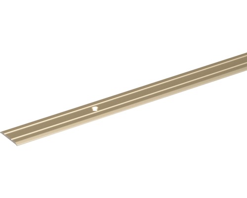 Profil de trecere aluminiu Alberts 900x38 mm, auriu Profil de margine cu gaură