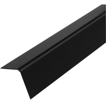 Profil PVC protecție colțuri, negru, 2750x20x20 mm-thumb-0