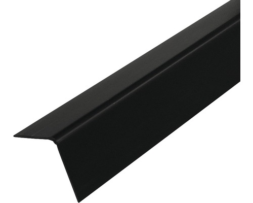 Profil PVC protecție colțuri, negru, 2750x40x40 mm