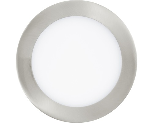 Spot LED încastrat Eglo Crosslink 10,5W 1200 lumeni, lumină RGBW variabilă, Ø170 mm, nichel mat