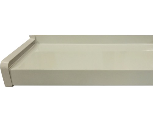 Glaf exterior Bravo aluminiu alb 16,5x150 cm