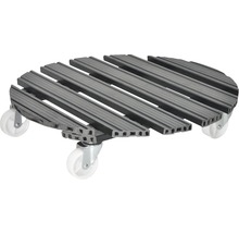 Suport pentru plante din plastic cu role