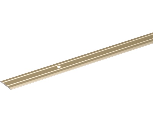 Profil de trecere aluminiu Alberts 2000x38 mm, auriu Profil metalic cu orificiu