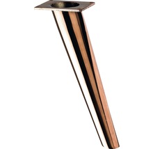 Picior de mobilă metalic cu placă de montare pătrată