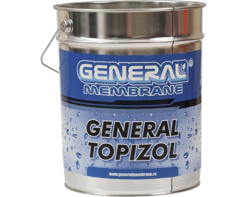 Mastic bituminos pentru hidroizolații la cald GENERAL TOPIZOL la găleată 25 kg Găleată plastic lichid General Topizol